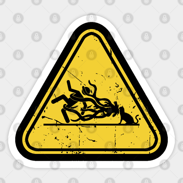 Flerken Hazard Sticker by CCDesign